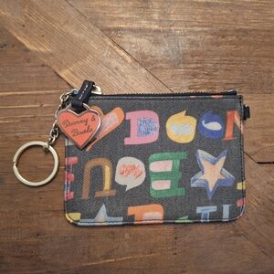 Dooney & Bourke Black Wristlet Coin Purse